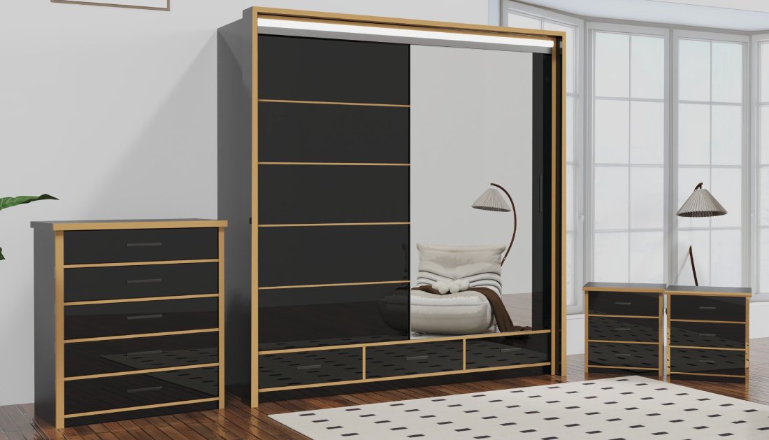 4 Peice Set - Golden Florence