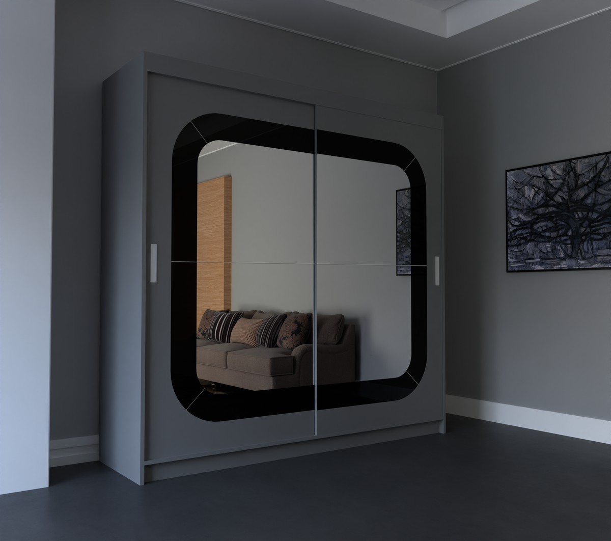 Dallas Sliding Wardrobe – Matte Finish