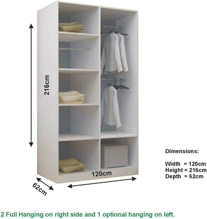 Milan Sliding Wardrobe – Matte Finish
