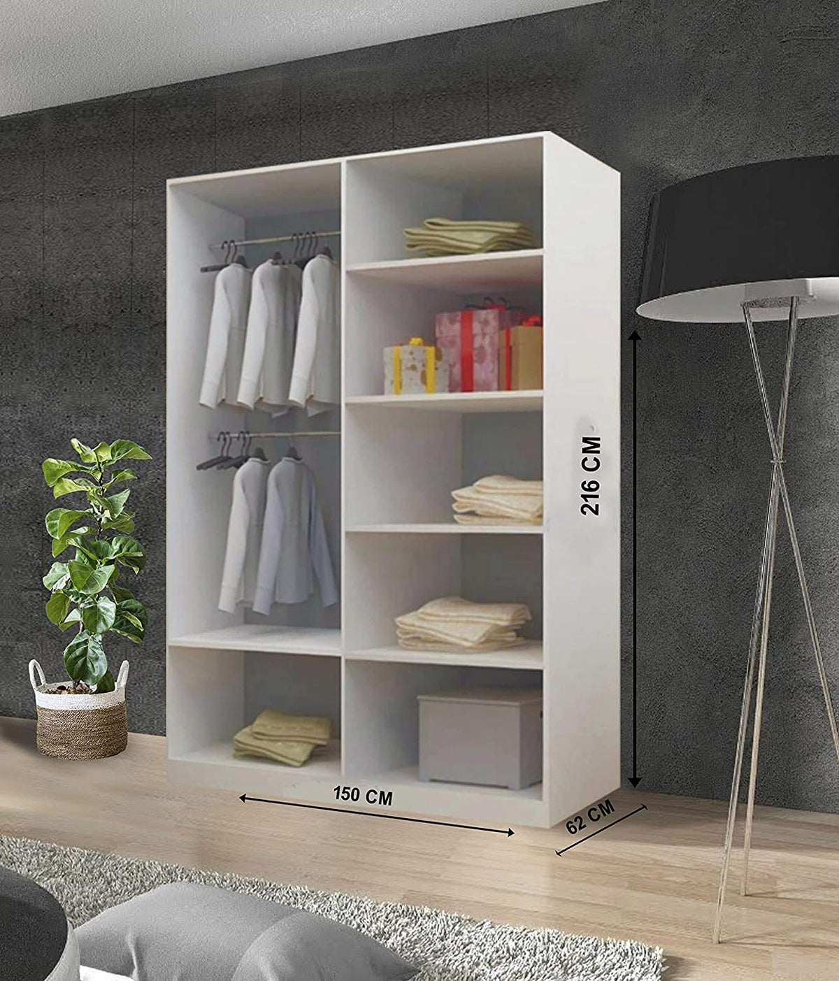 Milan Sliding Wardrobe – Matte Finish