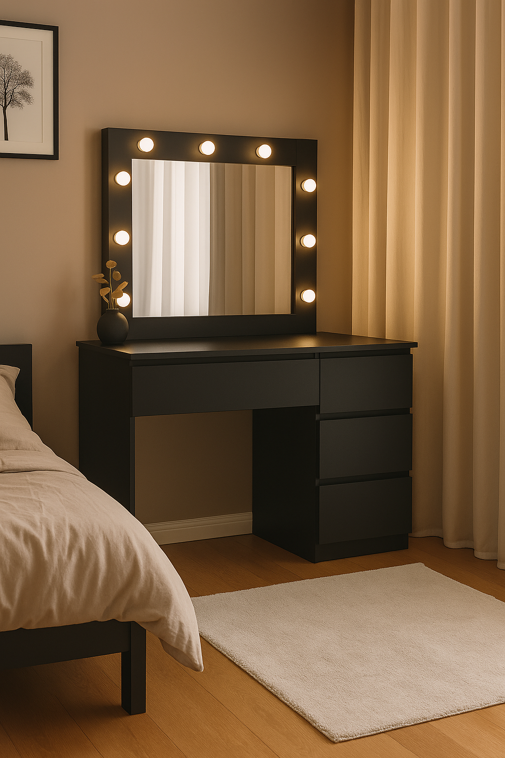 Vanity Mirror Dressing Table with Lights