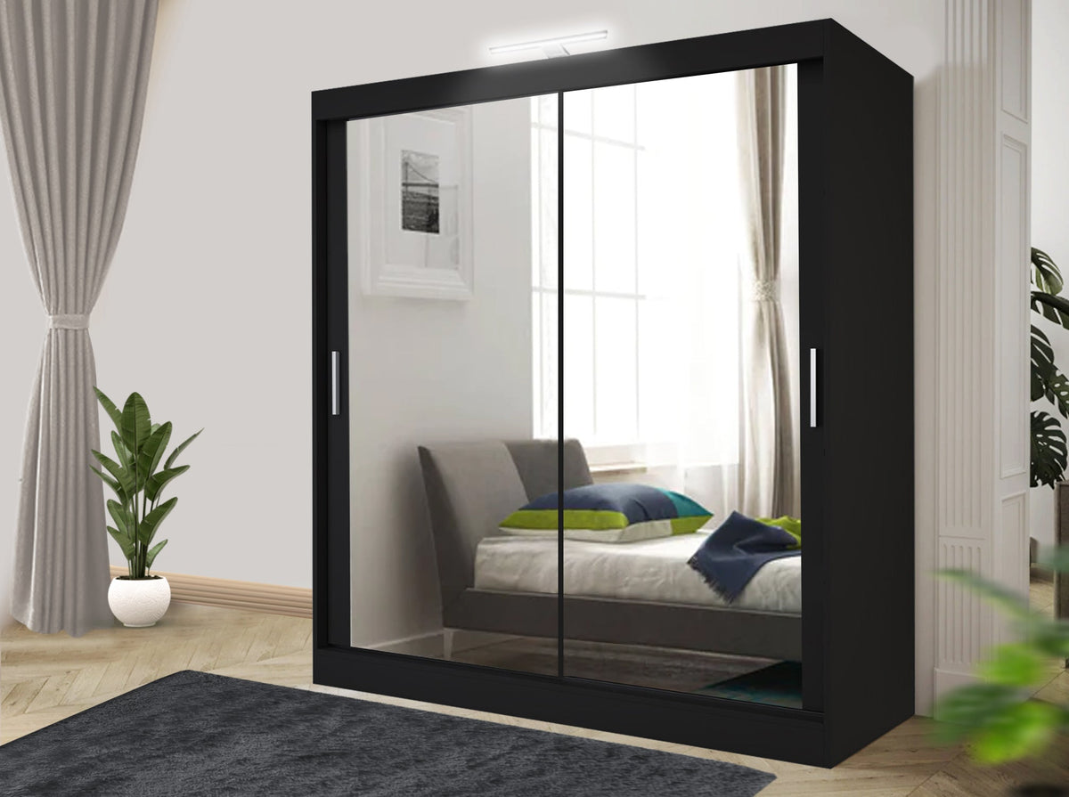 Milan Sliding Wardrobe – Matte Finish