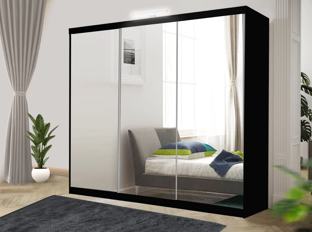 Milan Sliding Wardrobe – Matte Finish