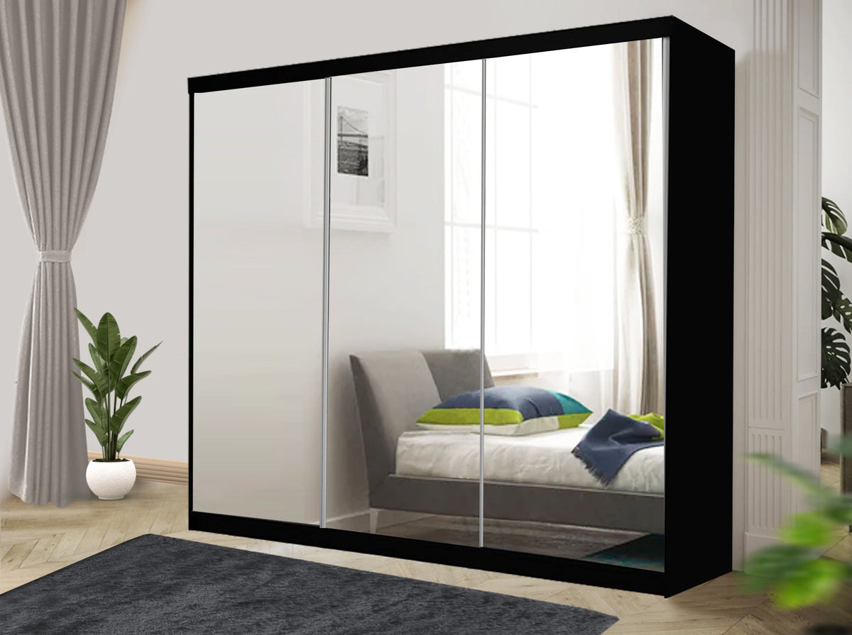 Milan Sliding Wardrobe – Matte Finish