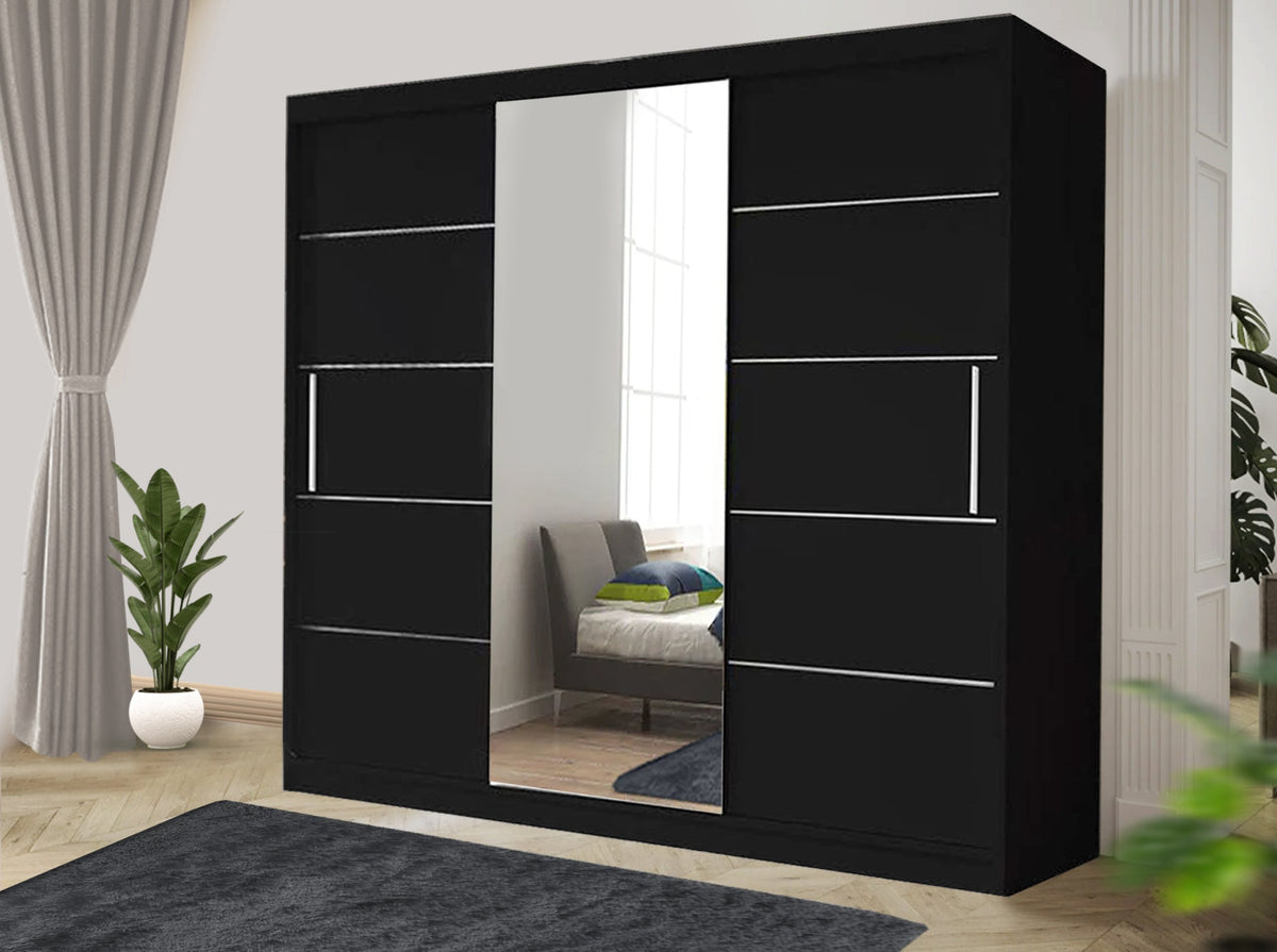 Lyon Sliding Wardrobe – Matte Finish