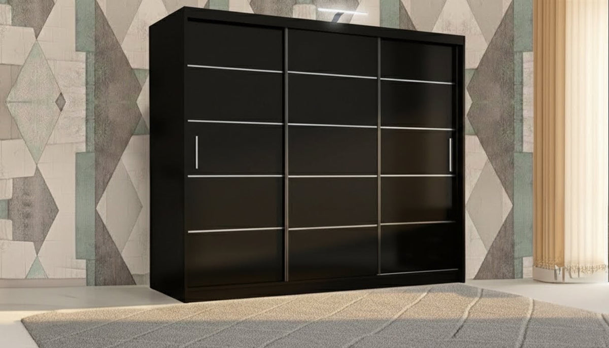Lyon Type 2 Sliding Wardrobe – Matte Finish