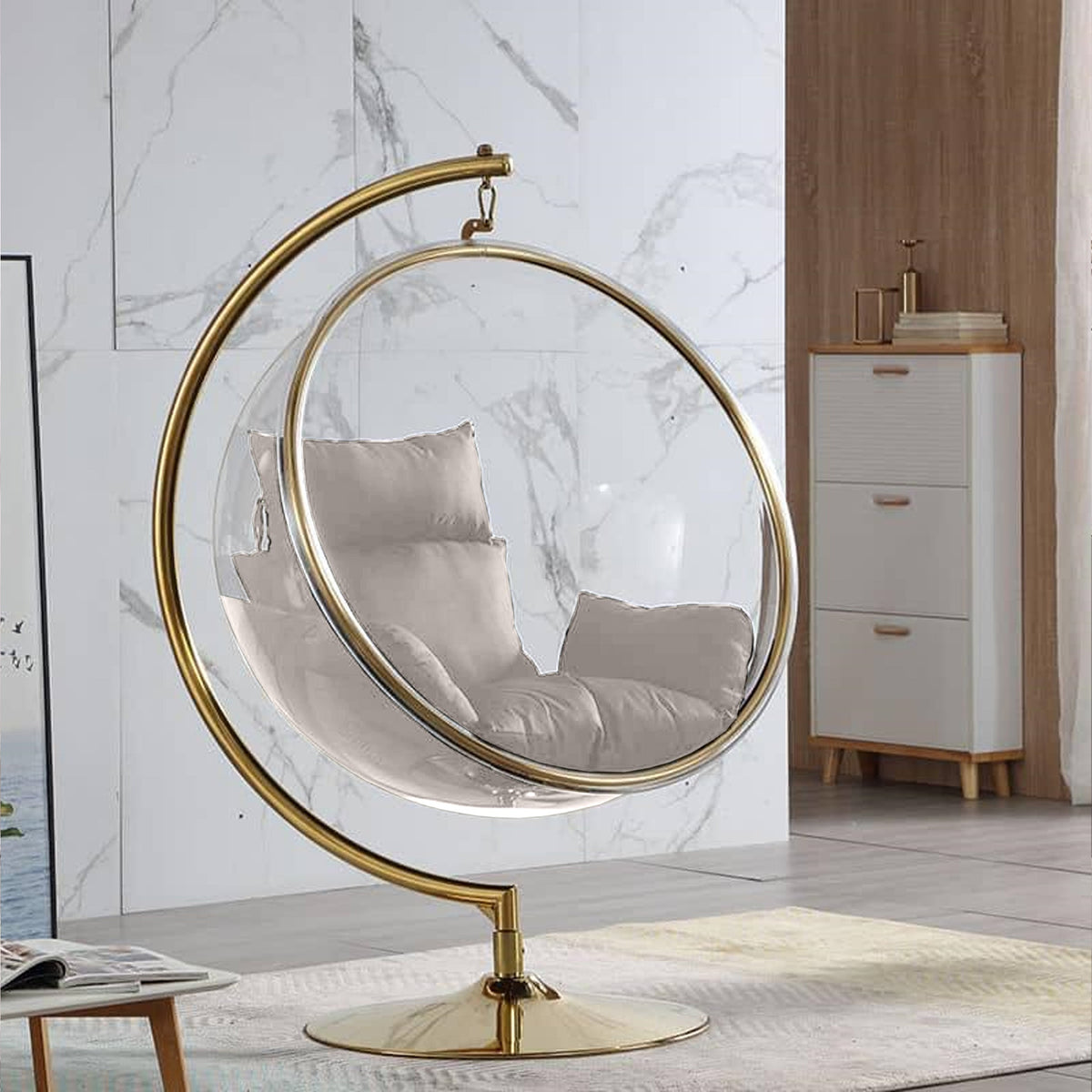 Freestanding Bubble Swing Chair