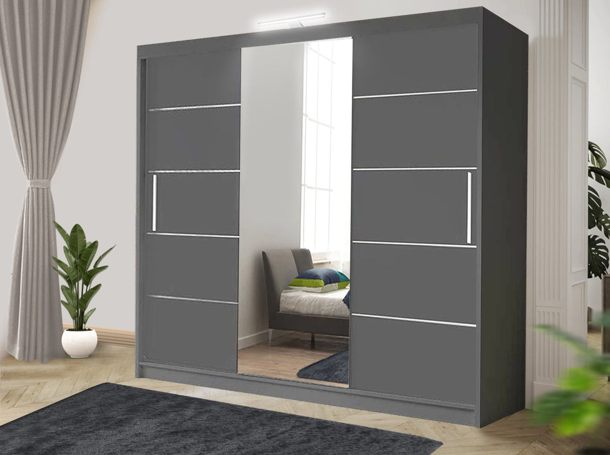 Oslo Sliding Wardrobe – Matte Finish