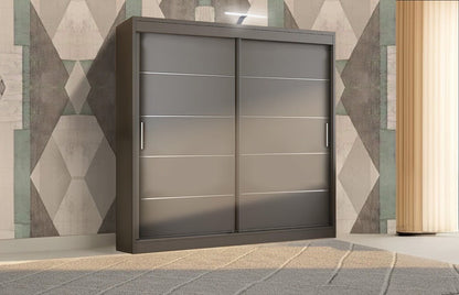 Lyon Type 2 Sliding Wardrobe – Matte Finish