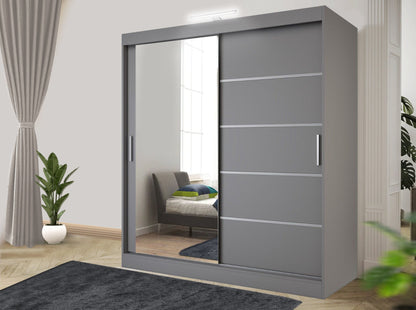Lyon Sliding Wardrobe – Matte Finish