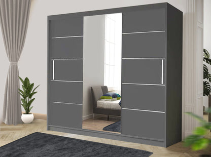 Lyon Sliding Wardrobe – Matte Finish