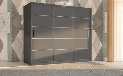 Lyon Type 2 Sliding Wardrobe – Matte Finish