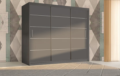 Lyon Type 2 Sliding Wardrobe – Matte Finish