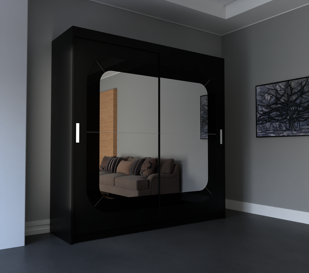 Dallas Sliding Wardrobe – Matte Finish