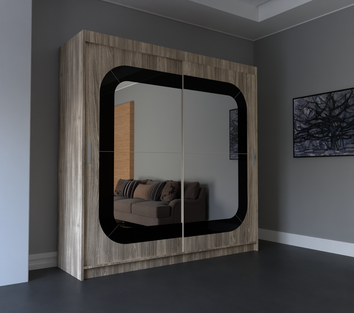 Dallas Sliding Wardrobe – Matte Finish