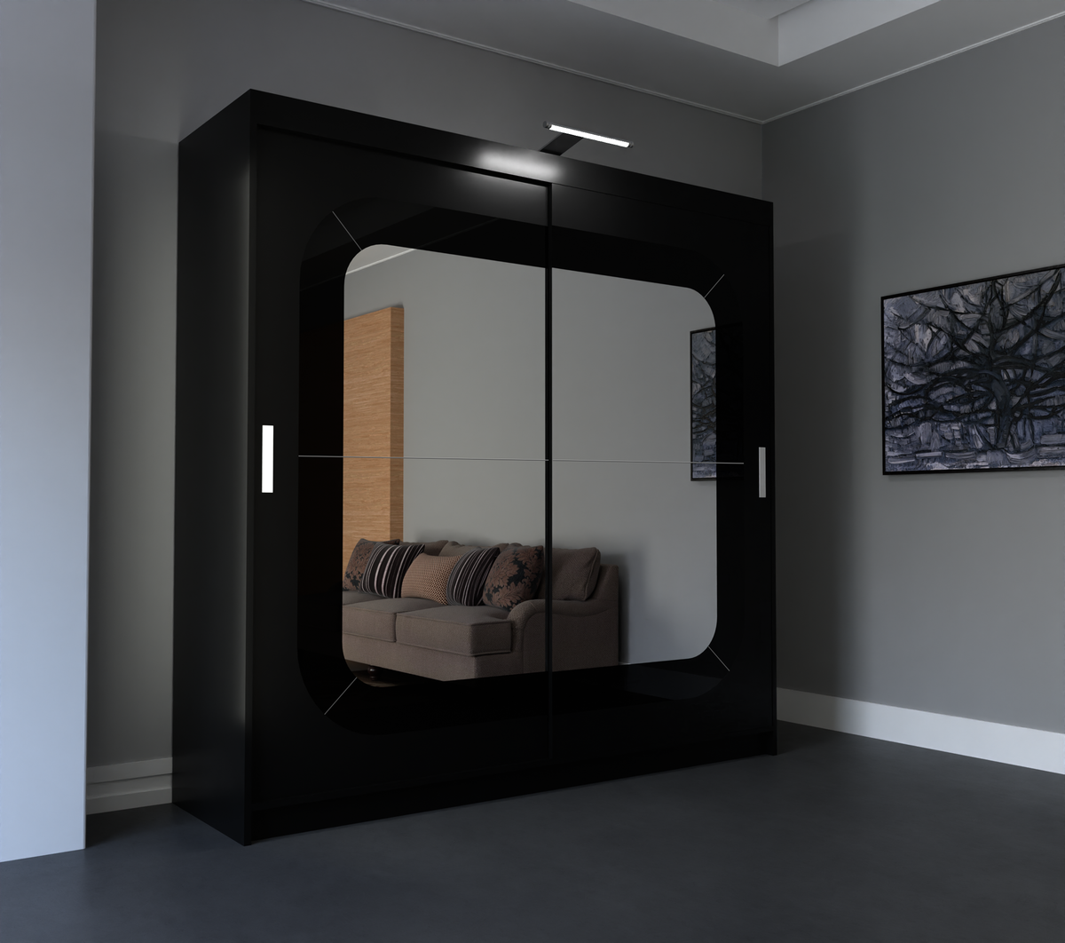 Dallas Sliding Wardrobe – Matte Finish