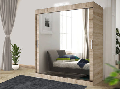 Milan Sliding Wardrobe – Matte Finish