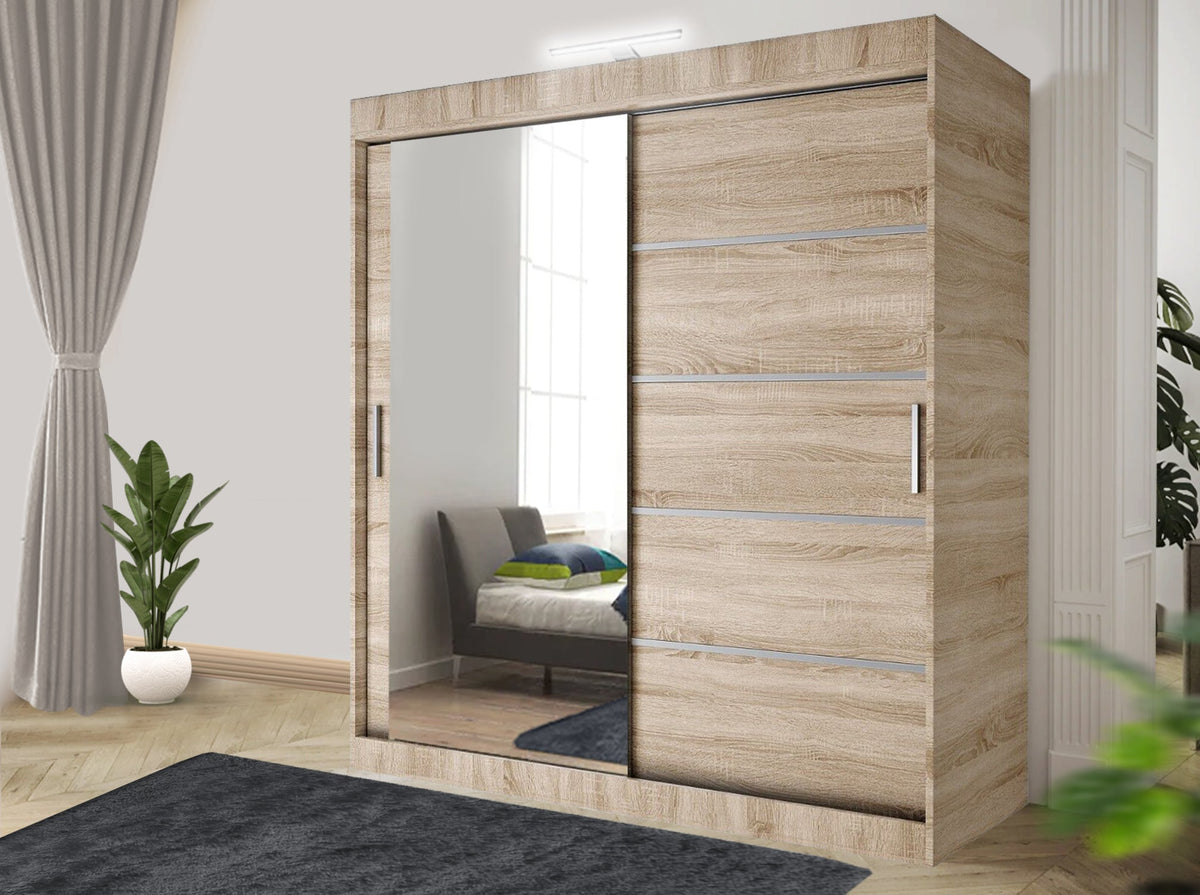 Lyon Sliding Wardrobe – Matte Finish