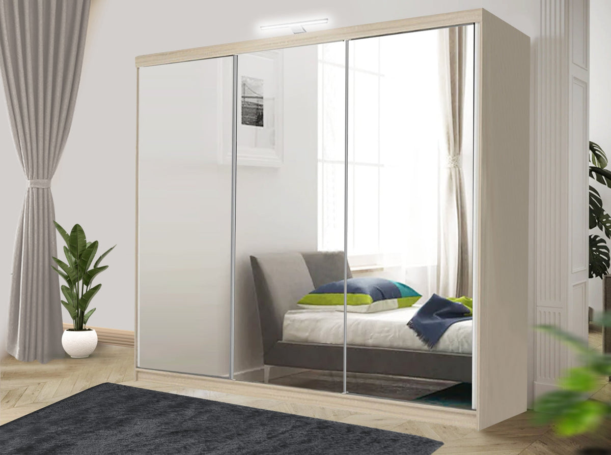 Milan Sliding Wardrobe – Matte Finish