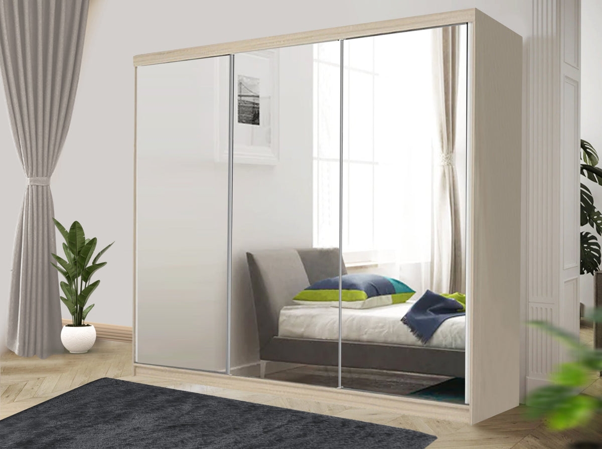 Milan Sliding Wardrobe – Matte Finish