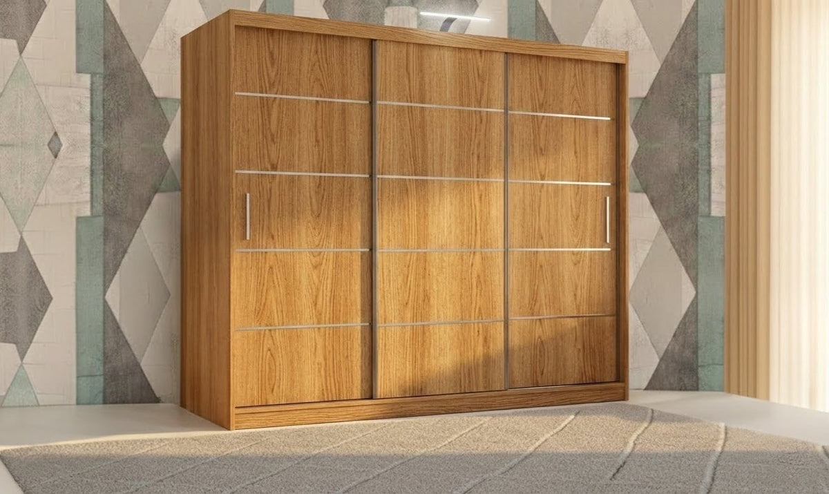 Lyon Type 2 Sliding Wardrobe – Matte Finish
