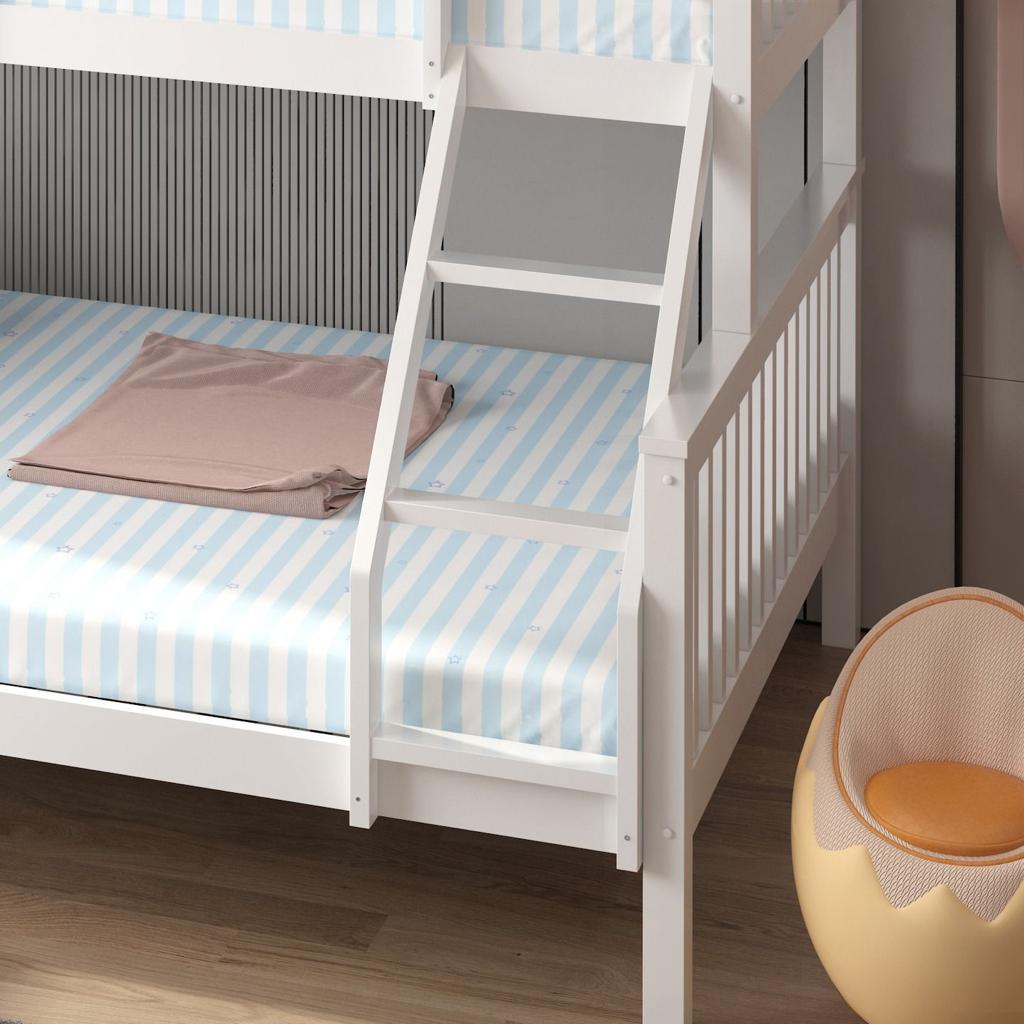 Triple Bunk Bed – Solid Pine (Single over Double)