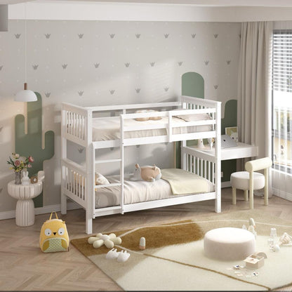 Double Bunk Bed – Solid Pine (Single over Single)