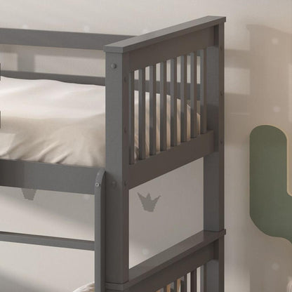 Triple Bunk Bed – Solid Pine (Single over Double)