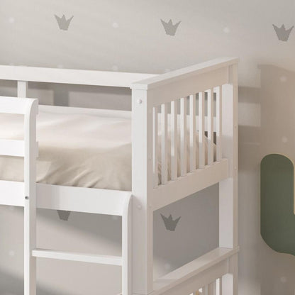 Double Bunk Bed – Solid Pine (Single over Single)