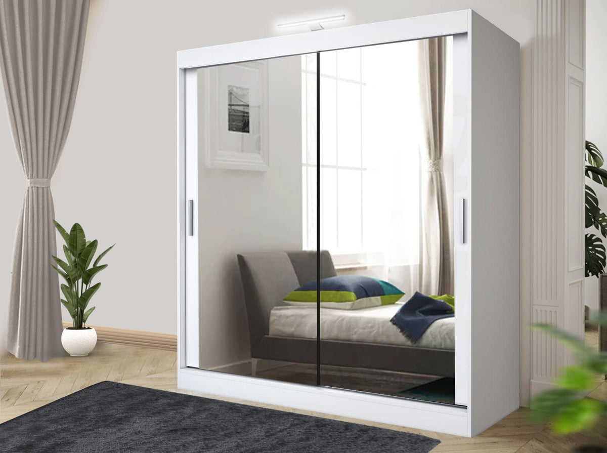 Milan Sliding Wardrobe – Matte Finish