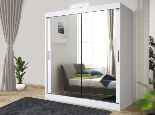 Milan Sliding Wardrobe – Matte Finish