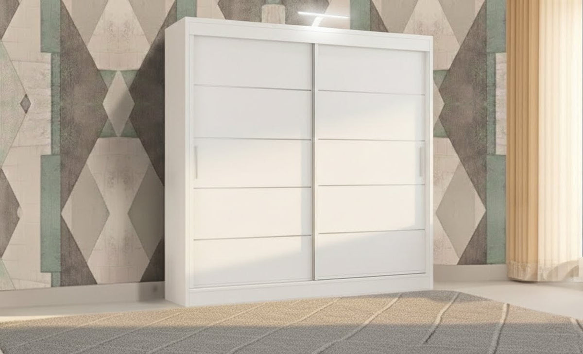Lyon Type 2 Sliding Wardrobe – Matte Finish