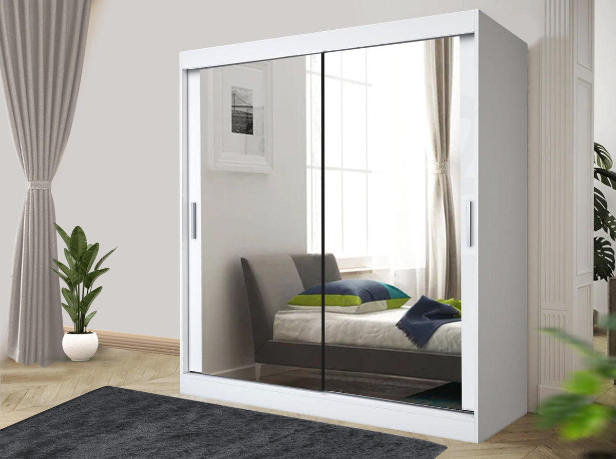 Milan Sliding Wardrobe – Matte Finish