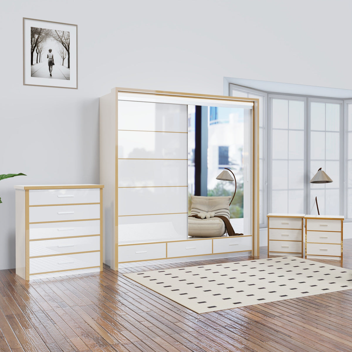 4 Peice Set - Golden Florence
