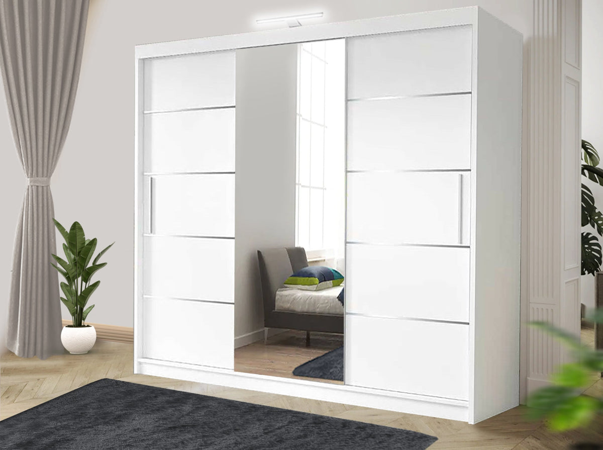 Lyon Sliding Wardrobe – Matte Finish
