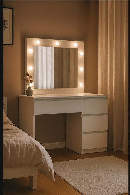 Vanity Mirror Dressing Table with Lights
