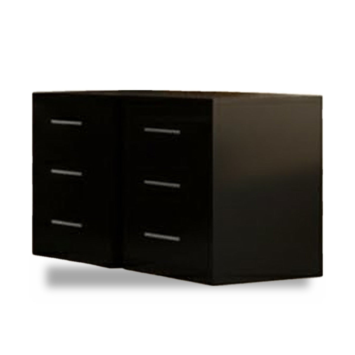 Bedside Tables (Set of 2) Black Matte
