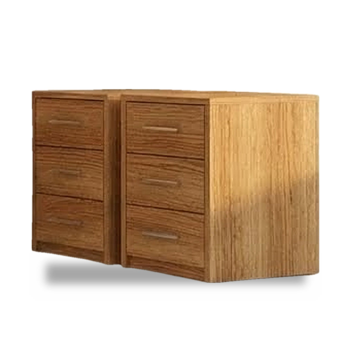 Bedside Tables (Set of 2) Oak Matte