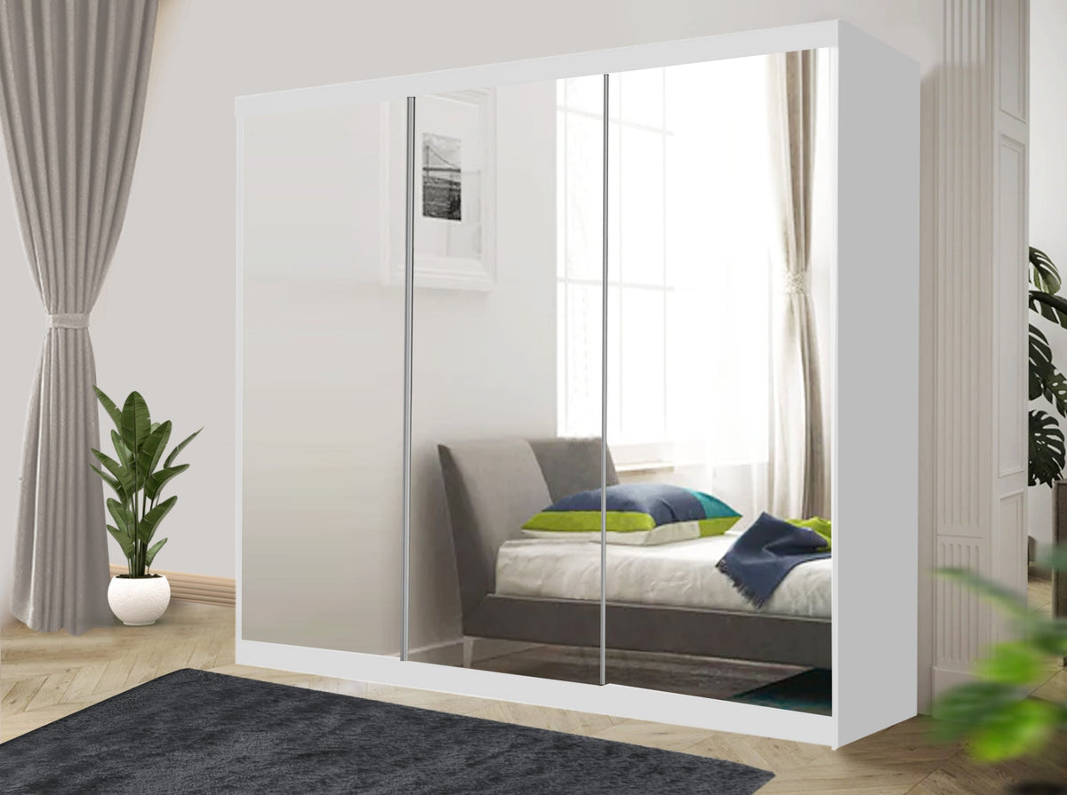 Milan Sliding Wardrobe – Matte Finish